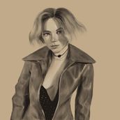 Ejercicios Retratos. Projekt z dziedziny Trad, c, jna ilustracja, Malarstwo c i frowe użytkownika Wilbert Fonseca Rodriguez - 23.12.2022