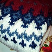 Mi proyecto del curso: Diseño y tejido de punto con la técnica jacquard. Accessor, Design, Fiber Arts, Knitting, and Textile Design project by Alejandra De la Rosa - 12.24.2022