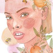 Mi proyecto del curso: Retrato ilustrado en acuarela. Traditional illustration, Fine Arts, Painting, Drawing, Watercolor Painting, Portrait Drawing, and Artistic Drawing project by Mayte Sánchez García - 12.24.2022