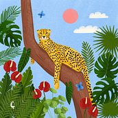 My project for course: Digital Pattern Illustration Inspired by Flora and Fauna. Traditional illustration, Pattern Design, Drawing, Digital Illustration, and Botanical Illustration project by Alina Yatsenko - 12.24.2022