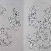 Original character design/fakemon design Ein Projekt aus dem Bereich Kino, Video und TV, Design von Figuren, Zeichnung und Kreativität von ttlucky0303 - 24.12.2022