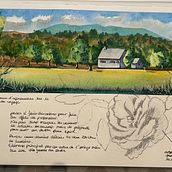 Mon projet du cours : Carnet de voyage à l’aquarelle. Un progetto di Illustrazione tradizionale, Pittura ad acquerello, Illustrazione architettonica e Sketchbook di Audrey - 24.12.2022