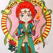 Chibi Fan Art. Manga, and Traditional illustration project by Victoria García - 12.25.2022