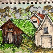 My project for course: Expressive Architectural Sketching with Colored Markers. Sketching, Drawing, Architectural Illustration, Sketchbook & Ink Illustration project by danielleee - 12.25.2022