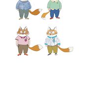 Mon projet du cours . Un progetto di Character design, Pittura ad acquerello e Illustrazione infantile di veroniquep - 25.12.2022