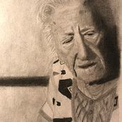 Mi proyecto del curso: Retrato realista con lápiz de grafito. Un proyecto de Ilustración tradicional, Bellas Artes, Bocetado, Dibujo a lápiz, Dibujo, Dibujo de Retrato, Dibujo realista, Dibujo artístico y Dibujo anatómico de Ivan Terreu Roche - 25.12.2022