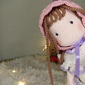 Mi proyecto del curso: Elaboración de muñecas amigurumi románticas. Arts, Crafts, To, Design, Fiber Arts, Crochet, Amigurumi, and Textile Design project by Yuraima Rodríguez - 12.25.2022