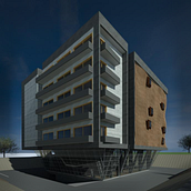 Mi proyecto del curso: Modelado de edificios paramétricos con Revit. 3D, Architecture, Interior Architecture, 3D Modeling, Digital Architecture, and ArchVIZ project by Alvaro Matos Cisneros - 12.06.2022