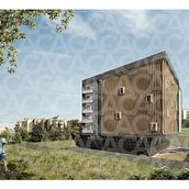 My project for course: Modeling for Parametric Buildings with Revit  . % Camille Ampon tarafından hazırlanan 3D, Mimarlık, İç Mimarlık, 3D Modelleme, Dijital Mimarlık, Ve ArchVIZ projesi - 12.26.2022