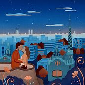 Barcelona : City of Love . % angelina_ira tarafından hazırlanan Geleneksel illüstras, on, Eskiz çizimi, Dijital İllüstras, on, Dijital Bo, ama, Ve Eskiz defteri projesi - 12.25.2022