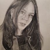 My project for course: Realistic Portrait with Graphite Pencil Ein Projekt aus dem Bereich Traditionelle Illustration, Bildende Künste, Skizzenentwurf, Bleistiftzeichnung, Zeichnung, Porträtzeichnung, Realistische Zeichnung, Artistische Zeichnung und Anatomische Zeichnung von talya8615 - 26.12.2022