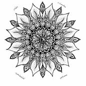 Mon projet du cours : L'art de dessiner des mandalas : créez des motifs géométriques Ein Projekt aus dem Bereich Zeichnung, Illustration mit Tinte, H und werk von clmacary - 09.01.2023