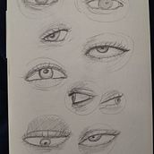 My project for course: Portrait Sketchbooking: Explore the Human Face. Sketching, Drawing, Portrait Drawing, Artistic Drawing, and Sketchbook project by cg872003 - 12.26.2022