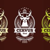Branding cerveza artesanal Cervus. Br, ing e Identidade, Design gráfico, e Packaging projeto de Alfonso Castro - 26.12.2022