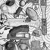 Coisas da Escrivaninha e Ángel de la Calle. Sketching, Pencil Drawing, Drawing, Sketchbook & Ink Illustration project by Ely Sena - 12.26.2022