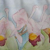 Orquídeas. Een project van Traditionele illustratie van ketherael - 27.12.2022