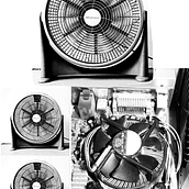 Diseño/Técnicas gráficas - Objeto: Ventilador. Projekt z dziedziny Design, Trad, c, jna ilustracja i  Sztuki piękne użytkownika Lusha Lusha - 20.04.2021