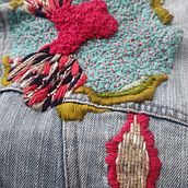 Mi proyecto del curso: Bordado creativo: revolución a puntadas . Un proyecto de Creatividad, Bordado y Diseño textil de Johana Justinico - 27.12.2022