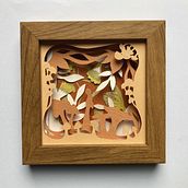 Mijn project van de cursus: Papercut: maak papieren scènes met diepgang. Traditional illustration, Arts, Crafts, Paper Craft, Stor, telling, Bookbinding, Children's Illustration, and DIY project by melizadisna - 12.27.2022