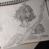 sketches i did 2022. Un proyecto de Diseño de personajes y Dibujo a lápiz de Emilio Arredondo - 28.12.2022