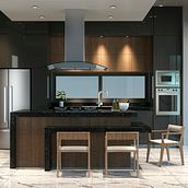 La cocina. 3D, Architecture, Interior Architecture, Interior Design, Digital Architecture, 3D Design, Architectural Illustration, and ArchVIZ project by diderotgonzalez - 12.28.1990