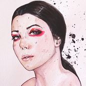 Meu projeto do curso: Retrato em aquarela a partir de uma fotografia. Traditional illustration, Watercolor Painting, and Portrait Drawing project by Kawane Schwingel - 12.28.2022