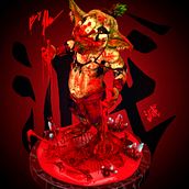 Majin Blood. Proyecto realizado en -Introducción a Zbrush-.. 3D, Traditional illustration, and Character Design project by Jherardo G - 12.28.2022