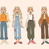 This is my character 🧸 . Character Design, Sketching, Drawing, Stor, telling, Stor, board, Artistic Drawing, and Narrative project by Elisa Scatigno - 12.28.2022