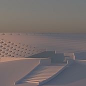 SNOW PAVILLION. Un proyecto de 3D, Arquitectura, Diseño, creación de muebles					, Diseño industrial, Arquitectura interior, Diseño de producto, Modelado 3D, Arquitectura digital y Diseño 3D de Abhinava Sen - 28.12.2022