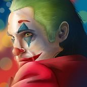 joker interpretado por joaquin phoenix. Traditional illustration project by edwin camacaro - 12.28.2022