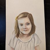 My project for course: Watercolor Portrait from a Photo. Traditional illustration, Watercolor Painting, and Portrait Drawing project by lmgentile29 - 12.29.2022