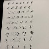 Mi proyecto del curso: Caligrafía inglesa de la A a la Z. Un proyecto de Caligrafía de Eucaris Cristancho - 29.12.2022