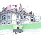 My project for course: Expressive Architectural Sketching with Colored Markers. Sketching, Drawing, Architectural Illustration, Sketchbook & Ink Illustration project by Geoff Hughes - 12.29.2022