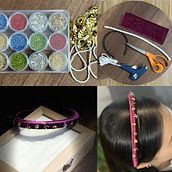 Primer intento - Bordado con pedrería. Un progetto di Design di accessori, Ricamo, DIY e Textile Design di Bibi Mazo - 17.12.2022