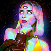 My project for course: Abstract Portraiture with Photoshop and After Effects. Un projet de Animation, Animation 2D et Illustration numérique de Liat Halmos - 30.12.2022