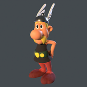 Asterix. 3D, Modelagem 3D, e Design de personagens 3D projeto de Rafael Prados - 30.12.2022