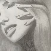 Retrato a lápiz. Un proyecto de Ilustración tradicional, Dibujo de Retrato, Dibujo artístico y Dibujo realista de Alisson Figueroa Murillo - 30.12.2022