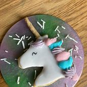 Mijn project van de cursus: Leer koekjes versieren met royal icing. Un progetto di Design, Pittura e DIY di sanne_an_zo - 31.12.2022