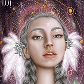 Virgo. Un progetto di Illustrazione tradizionale, Pittura, Illustrazione digitale, Pittura digitale e Disegno digitale di Camila Saldarriaga Rodriguez - 30.12.2022