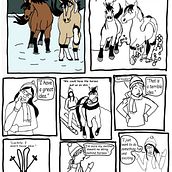 Brandy's Wild Sleigh ride. Projekt z dziedziny Komiks użytkownika Nancy Mastronardi - 30.12.2022