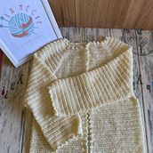 Mi proyecto del curso:  Top-down: prendas a crochet de una sola pieza. Un progetto di Fashion design, Fiber Art, DIY, Uncinetto e Textile Design di myriam toledo - 30.12.2022