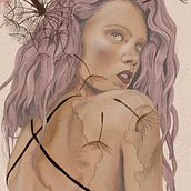 Mi primer retrato. Traditional illustration, Vector Illustration, Digital Illustration, and Portrait Drawing project by Elena Garrido - 12.31.2022
