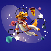 Meu projeto do curso: Criação de personagens 3D com Blender . Un proyecto de 3D, Diseño de personajes, Modelado 3D, Diseño de personajes 3D y Diseño 3D de Gustavo Henrique - 31.12.2022