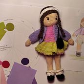 Mi proyecto del curso: Amigurumi: diseño de ropa, pelo y complementos. Arts, Crafts, To, Design, Fiber Arts, Crochet, Amigurumi, and Textile Design project by María Hermida - 12.31.2022