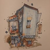 My project for course. Architectural Illustration project by zegfac - 12.28.2022