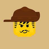 Lego Faces. Simple portraits of Lego minifigures past & present. Ein Projekt aus dem Bereich Traditionelle Illustration von Edel Arbour - 01.01.2023