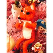 Little fox. Arts, Crafts, To, Design, Needle Felting, and Textile Design project by antonellapalm - 12.27.2022