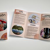Díptico Japón Ein Projekt aus dem Bereich Design, Grafikdesign, Br, ing und Identität und Kreativität von Elena Guillén - 01.01.2023