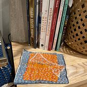 Embroidered Sashiko Inspired Mending Patch . Embroider project by Alyssa Eckhardt - 01.01.2023