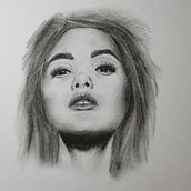 My project for course: Artistic Charcoal Portraiture: Creating Atmosphere . Ilustrație tradițională, Arte plastice, Desen, Desen de portret, Desen realist și Desen artistic de Mary Owensby - 01.01.2023
